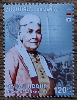 ARMÉNIE ** 1162 Diana Abgar, první diplomatka, r. 2020
