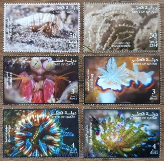 KATAR ** 1466/71 mořská fauna, r. 2017