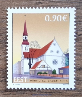 Estonsko ** kostel sv. Alžběty v Pärnu, r.2023