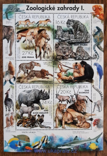 ČR ** aršík A894/7, Zoologické zahrady I., r. 2016