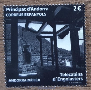 ANDORRA, ŠPANĚLSKO ** lanovka, r. 2023