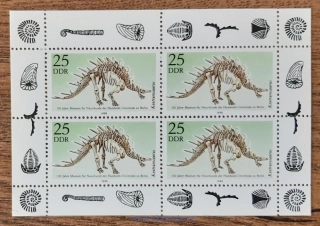 NDR ** PL 3325, 100. výročí přírod. muzea v Berlíně, r. 1990