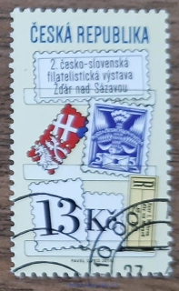 ČR 882 raz., česko-slovenská filatelistická výstava Žďár nad Sázavou, r. 2016