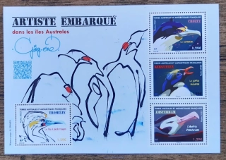 TAAF ** aršík, Artiste embarqué, ptáci, NOVINKA R. 2025
