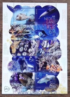 HOLANDSKO ** aršík, podmořská fauna, NOVINKA R. 2025