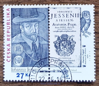 ČR 893 raz., Jan Jessenius - společné vydání, r. 2016