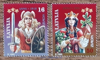 LOTYŠSKO ** 414/15, EUROPA, r. 1995