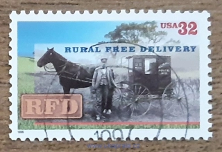 USA raz. 2754, pošta, 100. výročí, r. 1996
