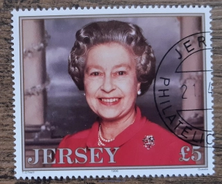 Jersey raz. 734, 5Ł královna Alžběta II., r. 1996