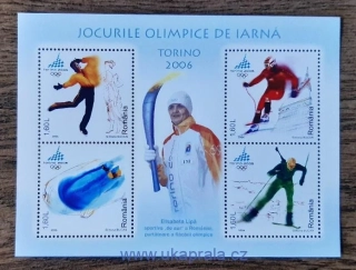 RUMUNSKO ** aršík Bl 368, ZOH Turín, r. 2006