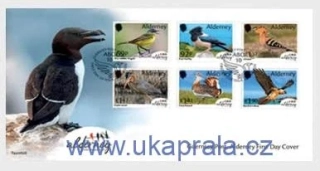 ALDERNEY FDC Alderney Bird Observatory, ptáci, NOVINKA R. 2026