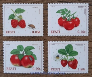 ESTONSKO ** Red Fruits, červené ovoce, ptáci, hmyz, NOVINKA R. 2026