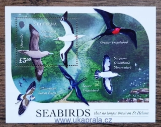 SAINT HELENA ** aršík, EXTINCT SEABIRDS, R. 2025