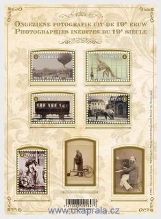 BELGIE ** aršík, fotografie v 19. století, průkopníci fotogarfie, NOVINKA R. 2026