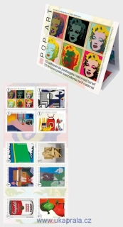 BELGIE ** známkový sešitek, Art Booklet - Pop Art, NOVINKA R. 2026
